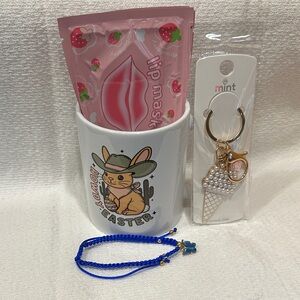 Easter Bundle-including key chain, bracelet and lip masks